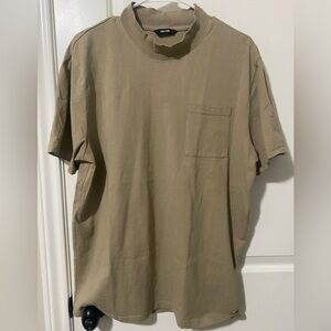 ONLY & SONS Men's Beige Short Sleeve Tee